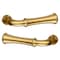 Baldwin Lever Lifetime Satin Brass Door Levers Lifetime Satin Brass 5118 5118.044.MR - alternate 3